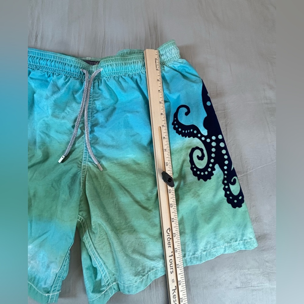 Vilebrequin Swim Shorts Octopus‎ Print Men’s Xxl Blue Green - Picture 8 of 10
